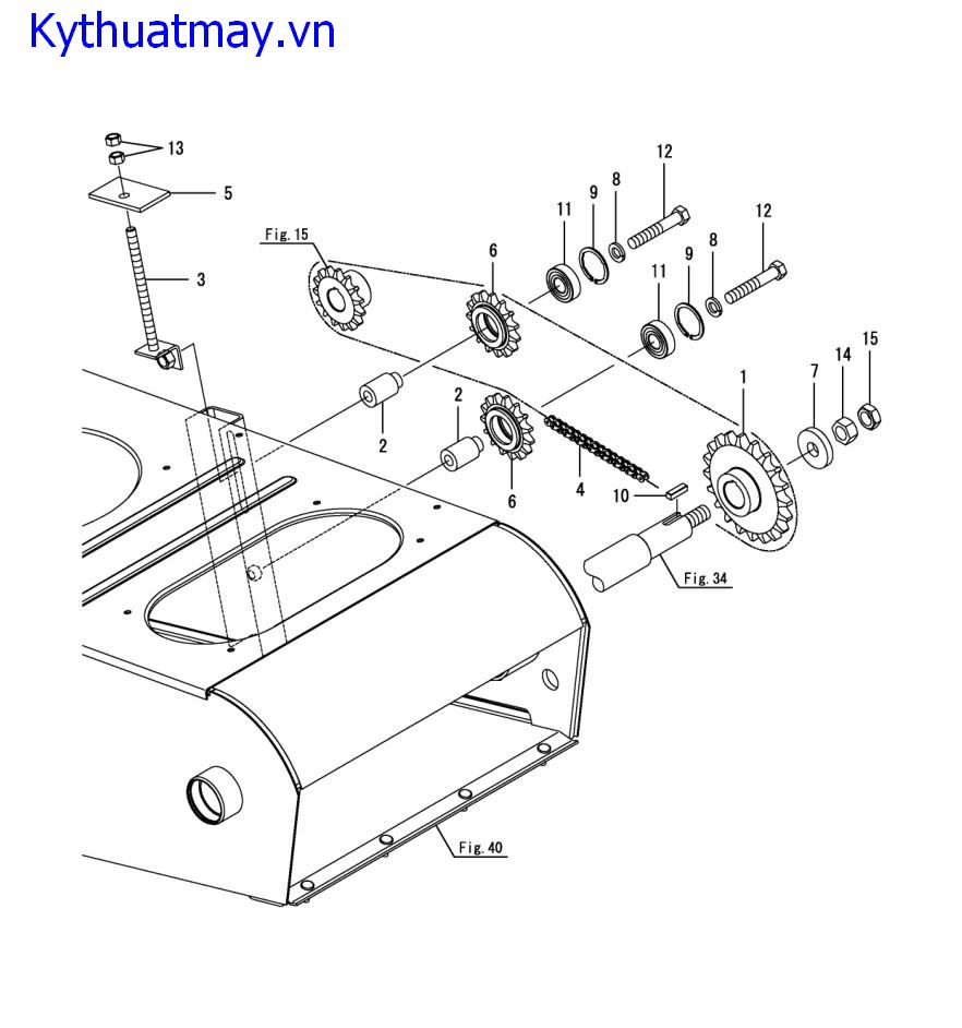 Truyền động cấp lúa số 2